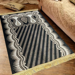 Islamic Prayer Mat Vintage Boho Rug Floral Living Room Bedroom Floor Mat