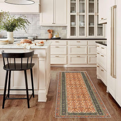 Vintage Washable Runner Rug Non Slip Stair Kitchen Mat Oriental Throw Rug