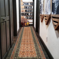 Vintage Washable Runner Rug Non Slip Stair Kitchen Mat Oriental Throw Rug