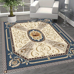 Bohemian Vintage Floral Area Rug Large Waterproof