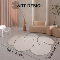 Nordic Style Cloud Plush Living Room Carpet