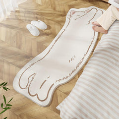 Soft Cat Decor Area Rug for Bedroom Living Room