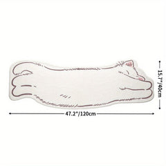 Soft Cat Decor Area Rug for Bedroom Living Room