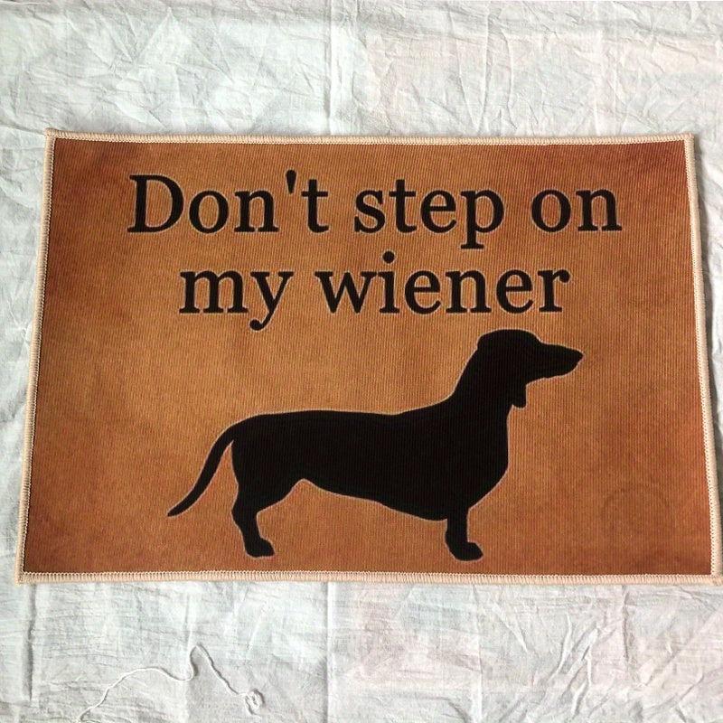 Funny Dog Welcome Door Mat Non-slip Indoor/Outdoor Entrance Mat