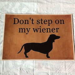 Funny Dog Welcome Door Mat Non-slip Indoor/Outdoor Entrance Mat