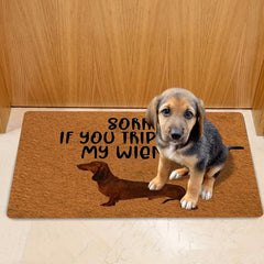 Funny Dog Welcome Door Mat Non-slip Indoor/Outdoor Entrance Mat