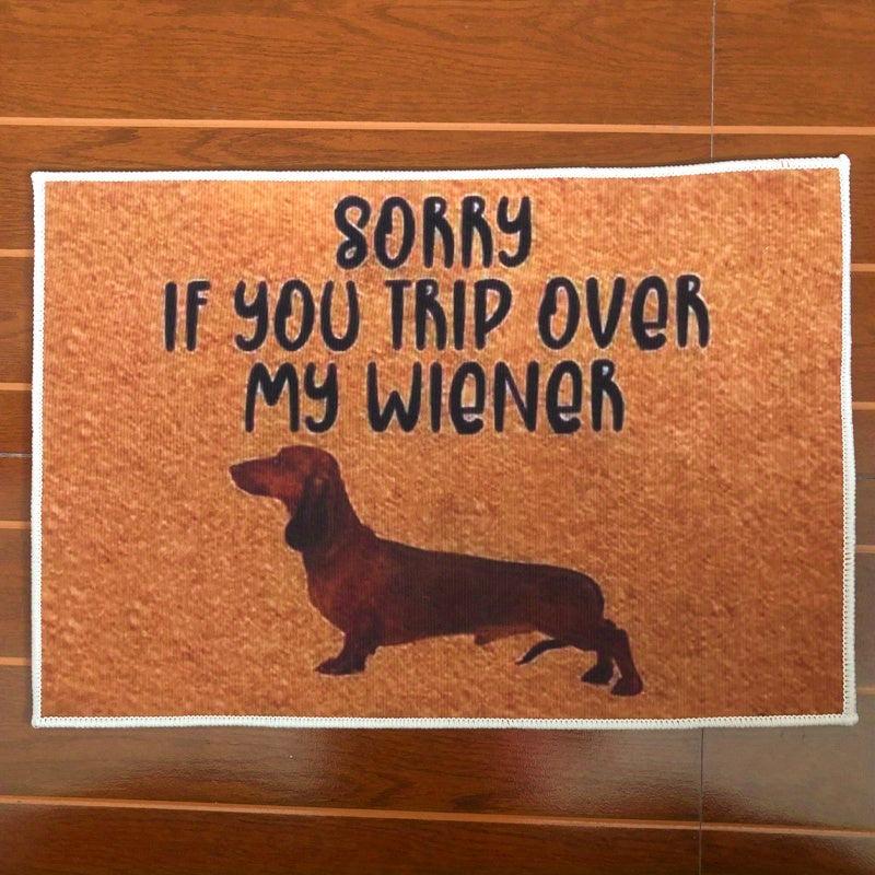 Funny Dog Welcome Door Mat Non-slip Indoor/Outdoor Entrance Mat