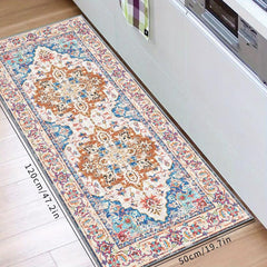 Vintage Persian Style Kitchen Rug Cushioned Anti Fatigue Floor Mat