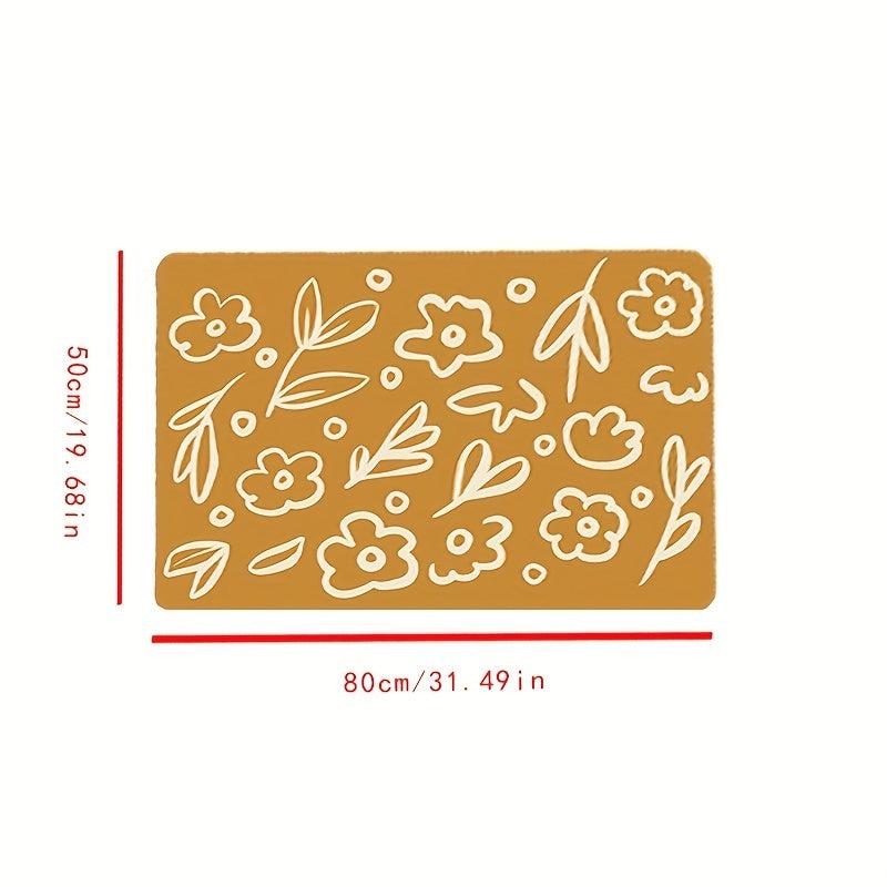 Non-slip Diatom Mud Bath Mat Water Absorbent Machine Washable Bathroom Rug