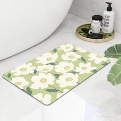 Non-slip Diatom Mud Bath Mat Water Absorbent Machine Washable Bathroom Rug