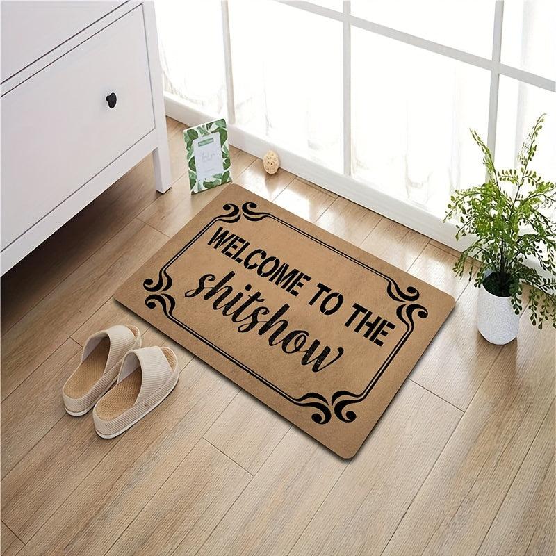 Anti Slip Welcome Floor Mat for Indoor Decor & Kitchen Use Novelty Prank Gift