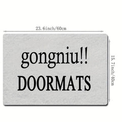 Anti Slip Welcome Floor Mat for Indoor Decor & Kitchen Use Novelty Prank Gift
