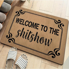 Anti Slip Welcome Floor Mat for Indoor Decor & Kitchen Use Novelty Prank Gift
