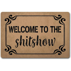 Anti Slip Welcome Floor Mat for Indoor Decor & Kitchen Use Novelty Prank Gift