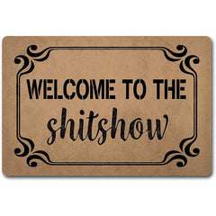Anti Slip Welcome Floor Mat for Indoor Decor & Kitchen Use Novelty Prank Gift