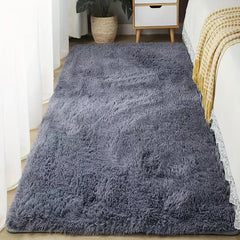 Soft Fluffy Shaggy Bedside Rug for Bedroom Living Room Nursery and Dorm