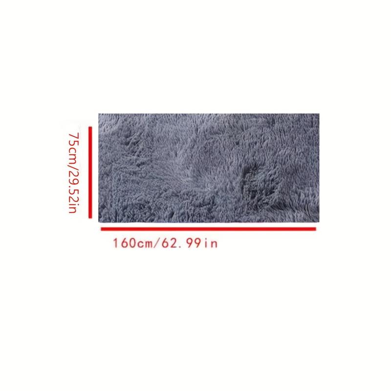 Soft Fluffy Shaggy Bedside Rug for Bedroom Living Room Nursery and Dorm
