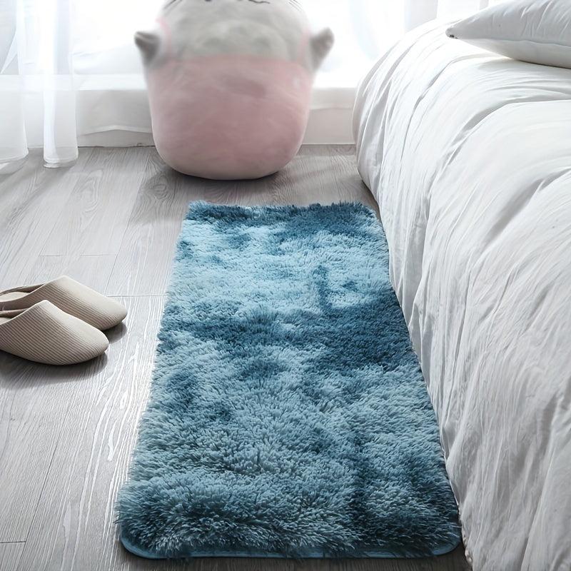 Soft Fluffy Tie Dyed Area Rug Non Slip Fuzzy Shag Plush