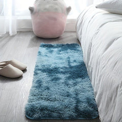 Soft Fluffy Tie Dyed Area Rug Non Slip Fuzzy Shag Plush