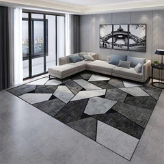 Modern Geometric Area Rug Easy Clean Anti-Slip