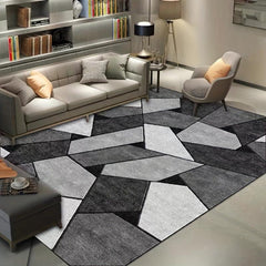 Modern Geometric Area Rug Easy Clean Anti-Slip