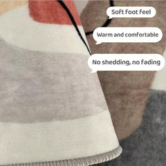 Modern Geometric Area Rug Easy Clean Anti-Slip