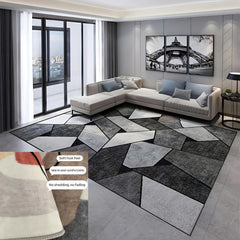 Modern Geometric Area Rug Easy Clean Anti-Slip