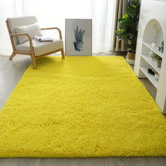Tie Dyed Plush Area Rug Indoor Soft Carpet Non Skid Nursery Faux Fur Rug