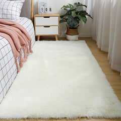 Tie Dyed Plush Area Rug Indoor Soft Carpet Non Skid Nursery Faux Fur Rug