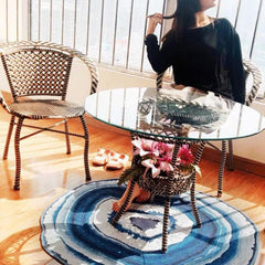 Nordic Round Carpet for Home Living Room Coffee Table Bedroom