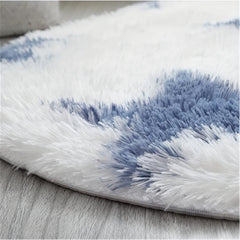 Soft Fluffy Striped Rug for Furniture Upholstery
