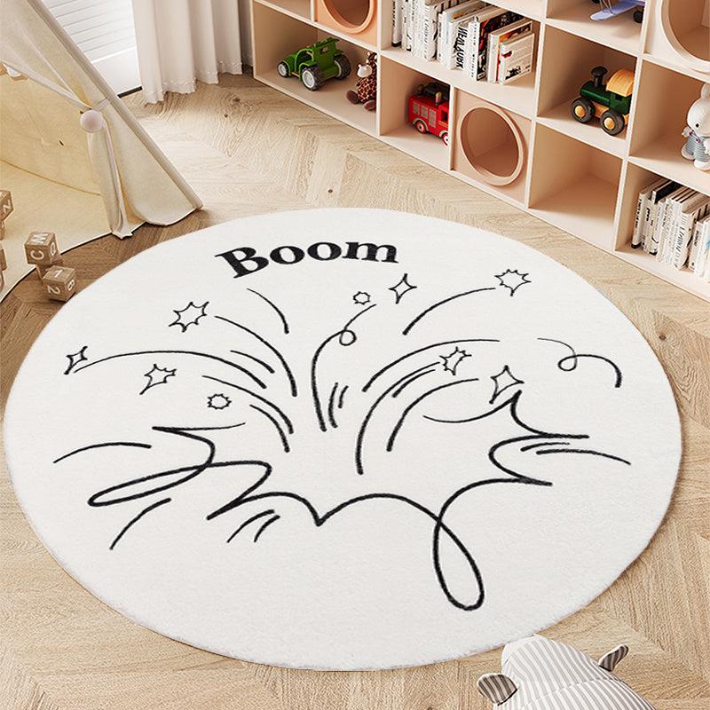 1pc Shaggy Plush Rug for Bedroom Living Room - Soft Farmhouse Boho Home Decor