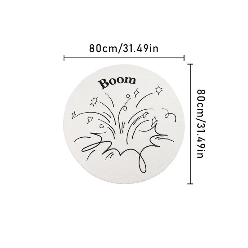 1pc Shaggy Plush Rug for Bedroom Living Room - Soft Farmhouse Boho Home Decor
