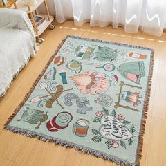 Camping Wind Carpet Nap Blanket Sofa Cover Decorative Blanket