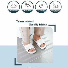 6pcs Clear Bathroom Non slip Stickers Anti slip Shower Tread Sticker