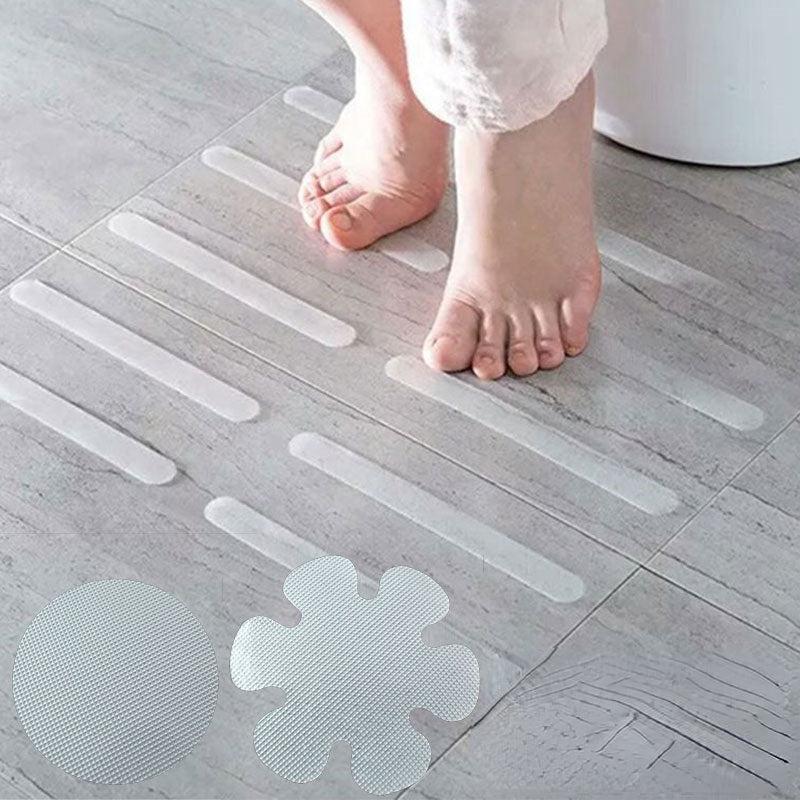 6pcs Clear Bathroom Non slip Stickers Anti slip Shower Tread Sticker