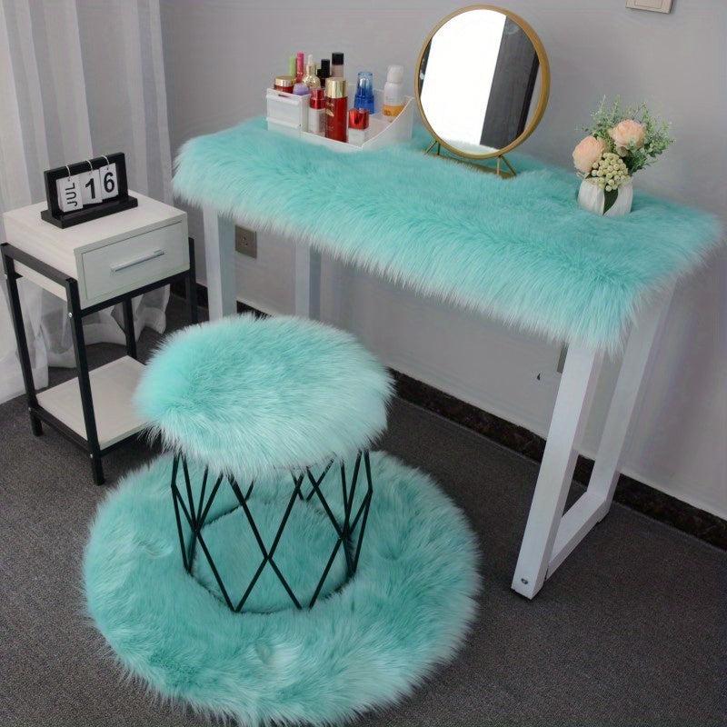 Soft Plush Fur Rugs Modern Faux Fur Rug Fluffy Rug For Bedroom