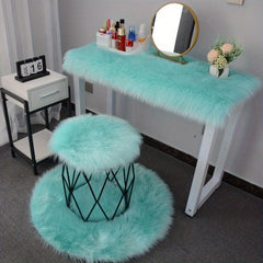 Soft Plush Fur Rugs Modern Faux Fur Rug Fluffy Rug For Bedroom