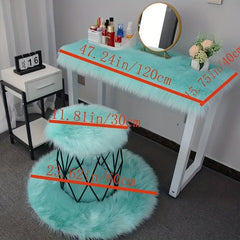 Soft Plush Fur Rugs Modern Faux Fur Rug Fluffy Rug For Bedroom