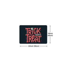 Halloween Mat Rugs Trick Or Treat Letter Rugs Ultra Soft Non Slip Mats