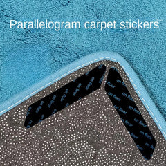 8pcs Rug Anti-slip Sticker Washable Non-marking Carpet Fixing Stickers