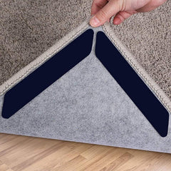 8pcs Rug Anti-slip Sticker Washable Non-marking Carpet Fixing Stickers