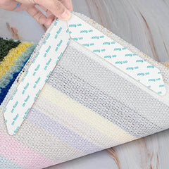 8pcs Rug Anti-slip Sticker Washable Non-marking Carpet Fixing Stickers