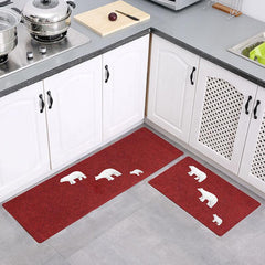 2pcs Animal Kitchen Floor Mat Non slip Kitchen Floor Rug Kitchen Rug Kitchen Mat