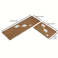 2pcs Animal Kitchen Floor Mat Non slip Kitchen Floor Rug Kitchen Rug Kitchen Mat
