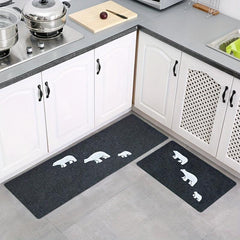 2pcs Animal Kitchen Floor Mat Non slip Kitchen Floor Rug Kitchen Rug Kitchen Mat