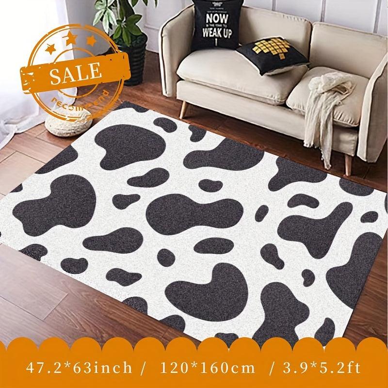 Cow Skin Spots Kitchen Rug Entry Carpet Mat Living Room Rug