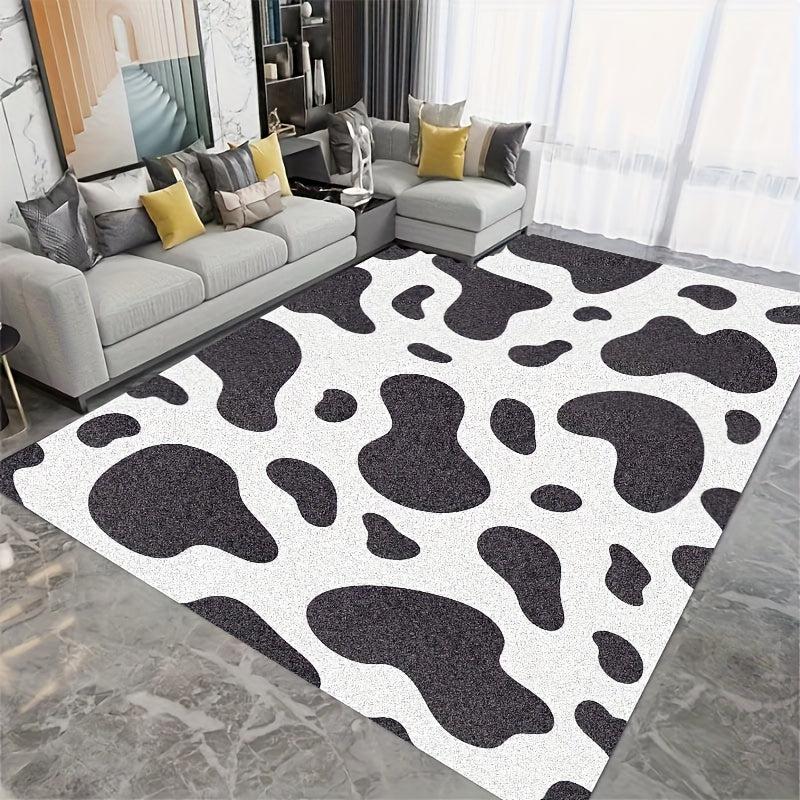 Cow Skin Spots Kitchen Rug Entry Carpet Mat Living Room Rug