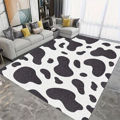 Cow Skin Spots Kitchen Rug Entry Carpet Mat Living Room Rug