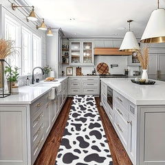 Cow Skin Spots Kitchen Rug Entry Carpet Mat Living Room Rug